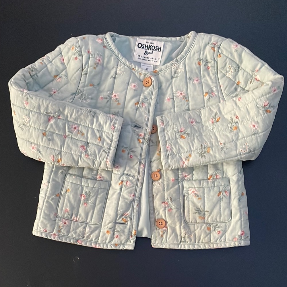 OshKosh B'gosh Floral Quilted Jacket